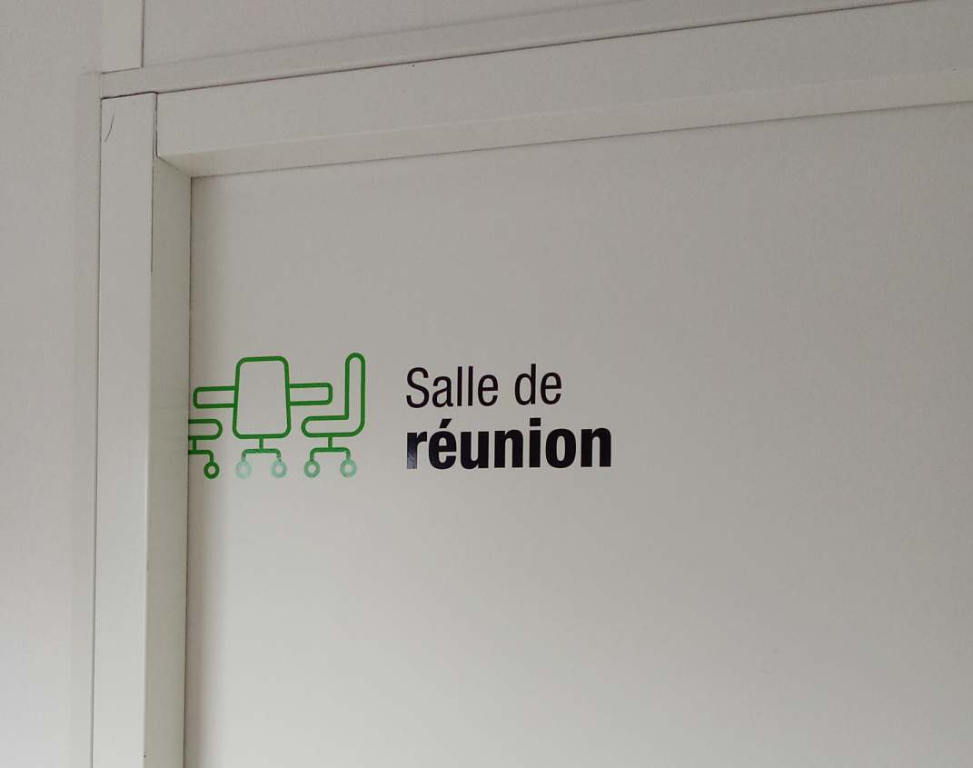 Signalétique de porte