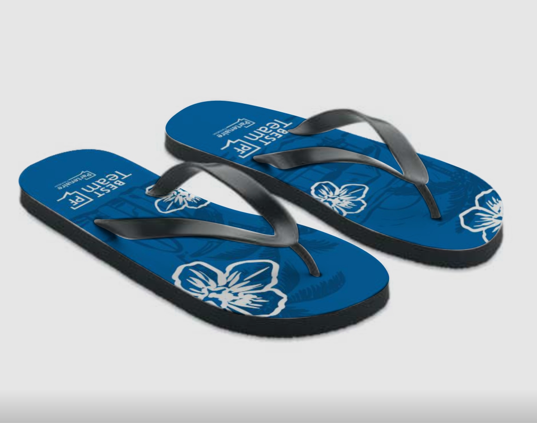 Tongs personnalisées