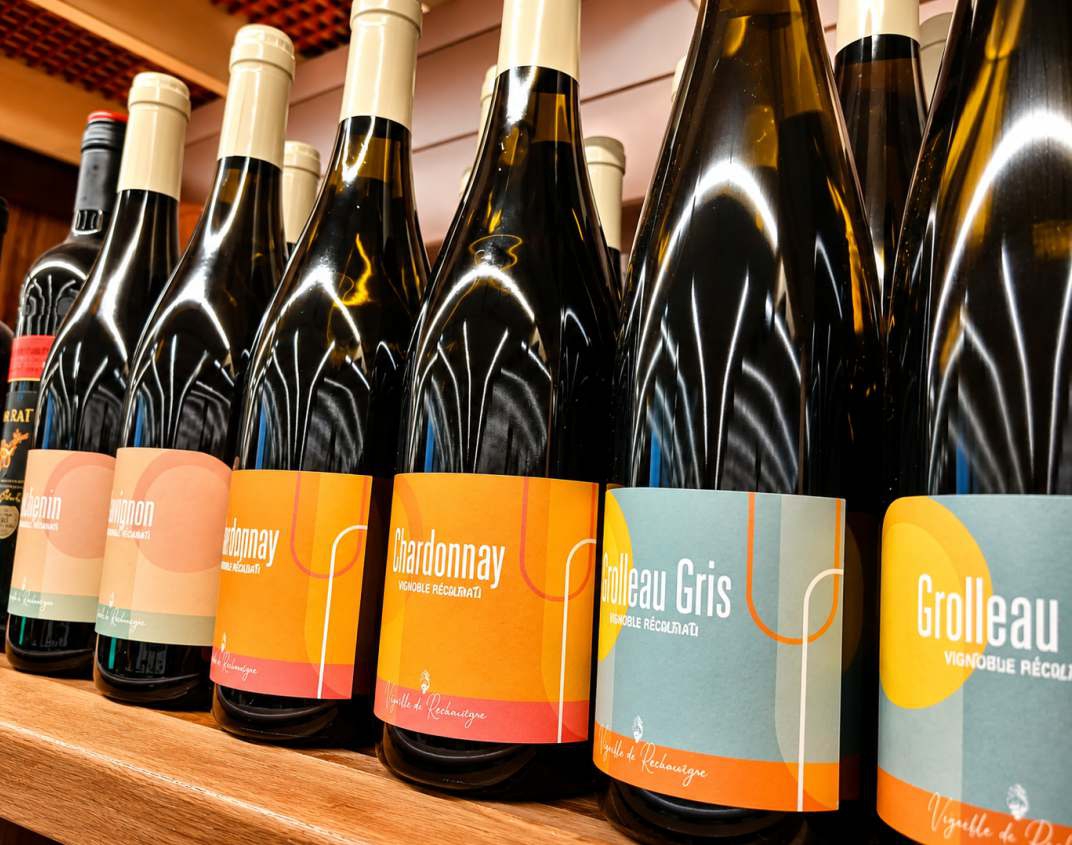 Étiquettes bouteille de vin